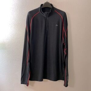 🟢3 for $20—-PARADOX merino blend base layer quarter zip long sleeve shirt men